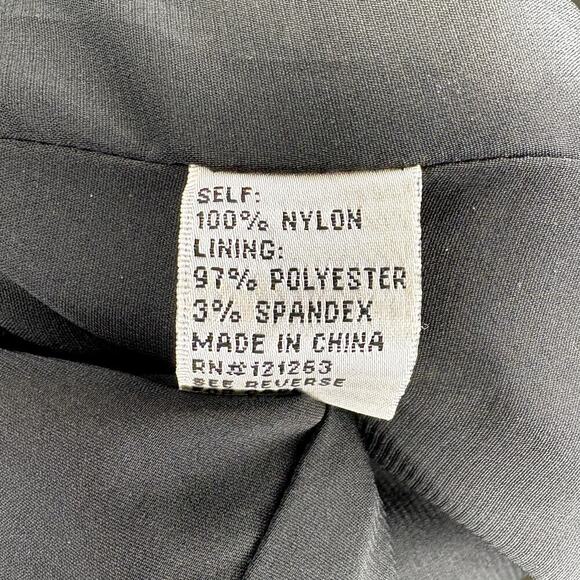 NWT Mikael Aghal Gold Sequin Black Lace Formal Mini Dress Sz 8 - Picture 7 of 8